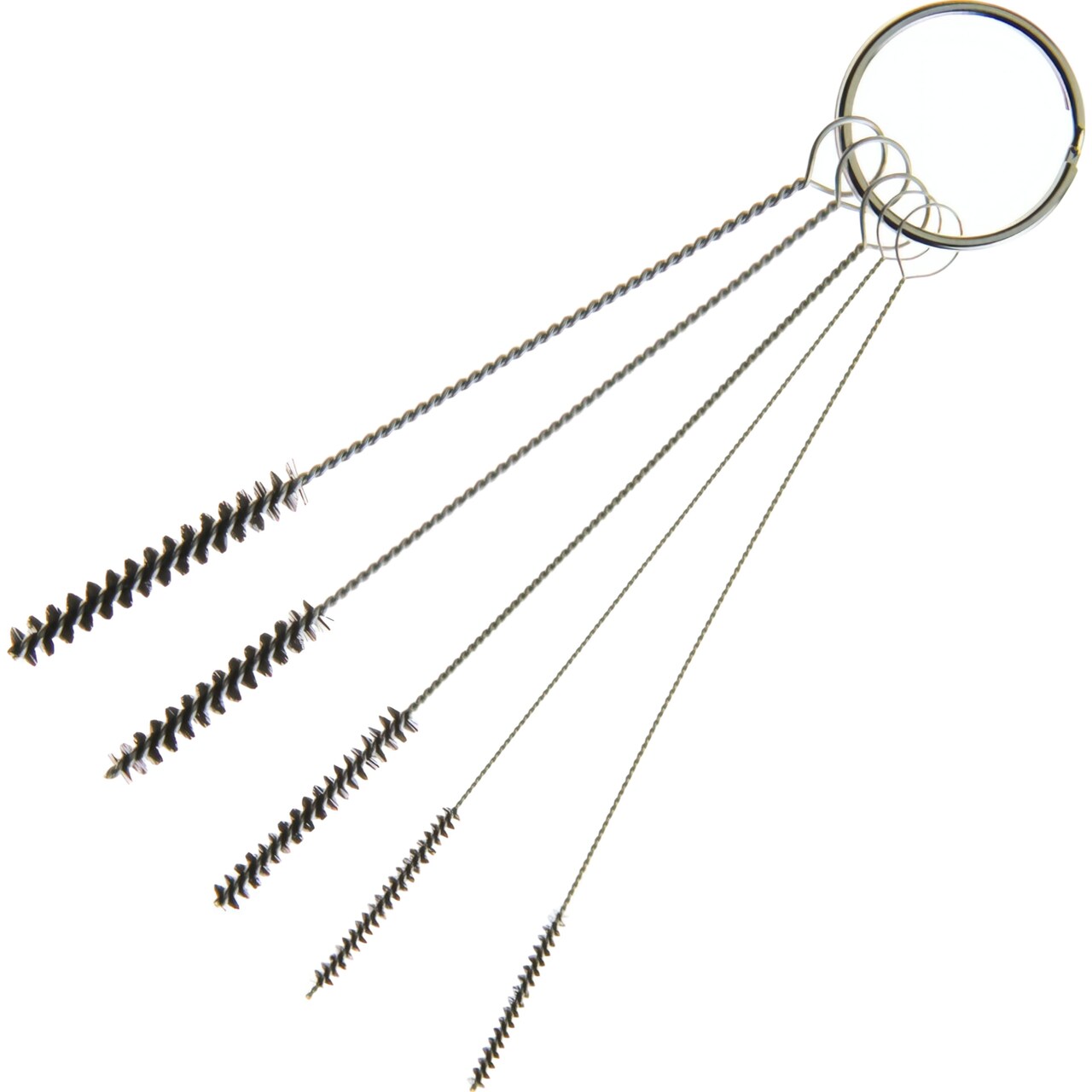 5 Piece Mini Nylon Brush Set Household Small Tube Cleaning Scrubbing Instruments